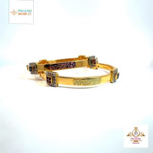 Ladies Gold Bangle Set Bn009