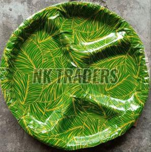 4 CP Round Printed Paper Plates 12 Inch For Event, Party