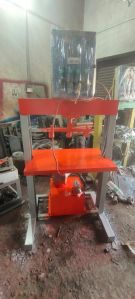 Electric Chrome Finish Mild Steel Paper Thali Making Machine