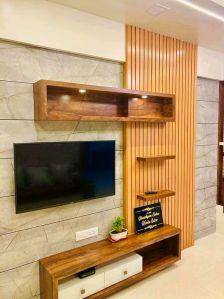 Matte LED Wooden Wall Panel For Home, Hotels, Etc