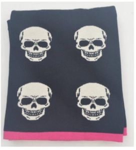 Cotton Lurex Halloween Throws