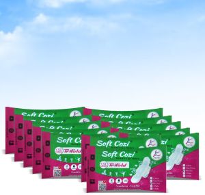 Amicare Cotton Anion Chip Sanitary Napkin, Color : Brown Xl, Xxl