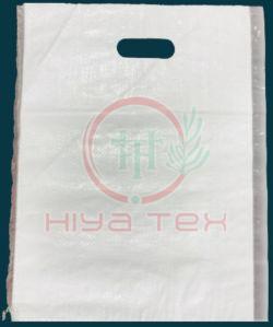 PP Woven Bags With D Handles All Sizes, Technics : Machine Made