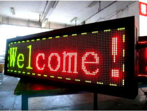 Aluminium Electric LED Mobing Display Running Display