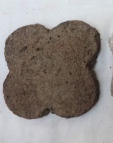 7 Inch Shape Cow Dung Cake, Color : Brown