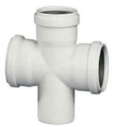 75MM Jindal SWR Double Tee, Color : Grey For Pipe Fittings