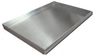 Polished Stainless Steel Tray, Color : Silver, Length : 5-10mm