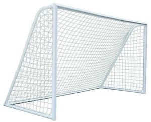 Nylon Football Net Soccer Goal Net, Color : White For Sports Use