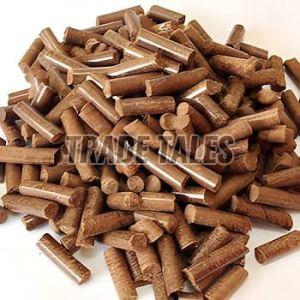 Wooden Firewood Biomass Wood Pellet, Color : Brown Double Faced For Industrial