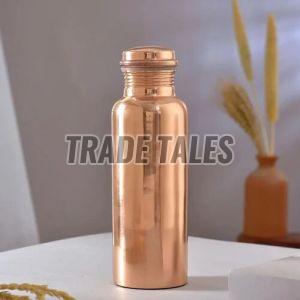 Matt Finish Copper Water Bottle, Packaging Type : Paper Box