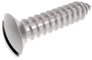 Slotted Raised Countersunk Tapping Screws