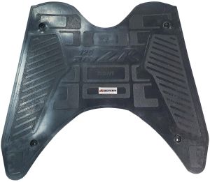 Mahabir Industries Pure Leather Ray Zr 125 Bs6 Black Footmat