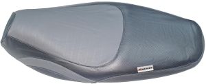 Seat Cover Burgman Street 125 Bs6 With Cushioning(Grey & Black)