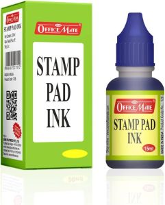 Stamp Pad Ink, Color : Blue, Packaging Type : Plastic Bottle