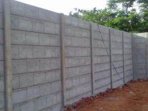 6 Feet Cement Industrial Boundary Wall