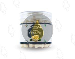 Netaji Raw 200gm Premium Cashew Nuts, Color : Creamy