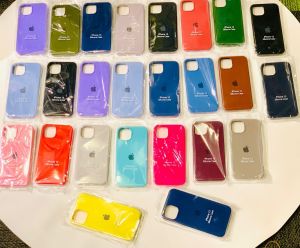 Plain Iphone Silicone Back Case Standard