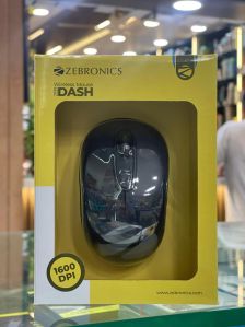 Zebronics Wireless Dash Mouse, Color : Black For Laptops, Desktop