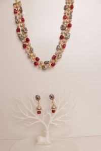 Art No. 425B Beaded Necklace Set