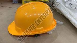 Plain PVC Industrial Safety Helmet, Color : White, Yellow