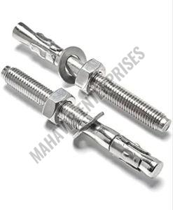 Polished Stainless Steel Wedge Anchor Fastener, Color : Silver