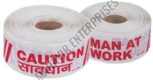 LDPE White Caution Tape, Packaging Type : Roll For Barricade