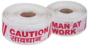 LDPE White Caution Tape, Packaging Type : Roll For Barricade