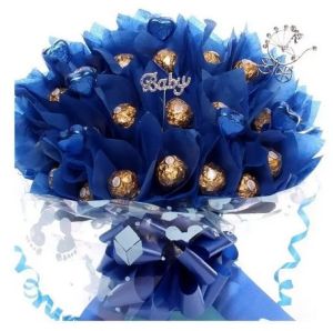 Blue Heaven Chocolate Bouquet