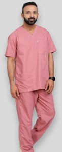 TRIYAANSH MEDIX Cotton Clinical V Neck Scrub Suit M, XL, XXL