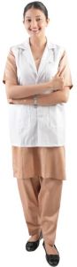 Cotton Women Sleeveless Lab Coat, Color : White for in Laboratory