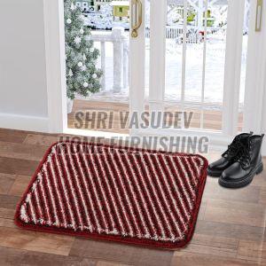 Luxury High Quality Hand Tufted Mat, Color : Red 16x23 Inchs