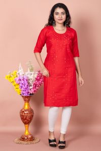 Ladies Red Kurti