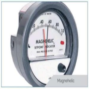 Metal & Plastic Magnetic Pressure Gauge, Shape : Round