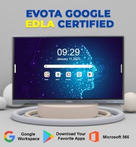 Evota EDLA Google Certificate Smart Board