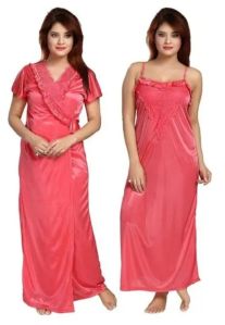 Satin Stylist 2 Pcs Night Wear