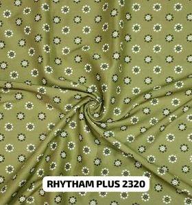 Jnd Textile Printed Rhytham Plus Rayon Fabrics, Color : Multi Color