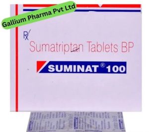 Sumatriptan Tablets IP 100mg, Color : White