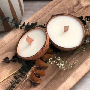 Coconut Shell Candles