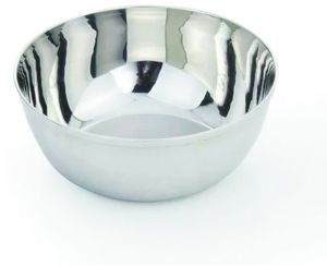 Polished 5inch Stainless Steel Bowl, Color : Silver