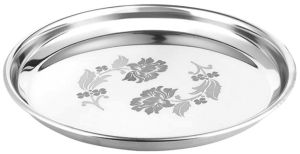 8 Inch Laser Design Buffet Plate