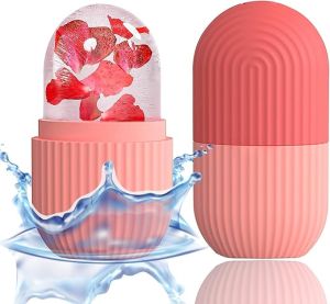 Face Ice Roller, Color : Pink For Facial Support