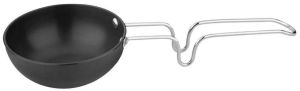 Steel Hard Anodized Tadka Pot, Color : Black