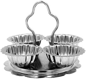 Stainless Steel Baby Pooja Choumukha
