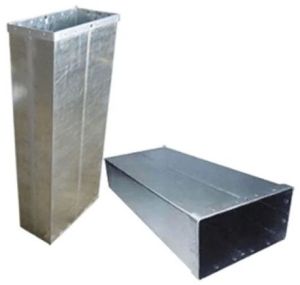 Coated Metal Ice Cans, Shape : Rectangular