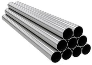 Polished SS202 Seamless Stainless Steel Round Pipe, Color : Silver