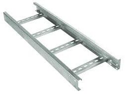 Stainless Steel Bolted Ladder Cable Tray, Color : Silver