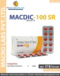 Diclofenac Sodium Tablet For Used To Reduce Pain, Swelling (inflammation), Use Reduce Pain