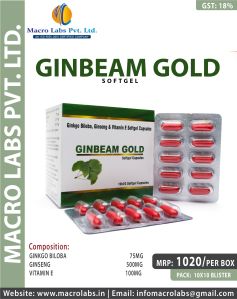 GINKO BILOBA 75MG+VITAMIN E 100MG+GINSENG 500MG