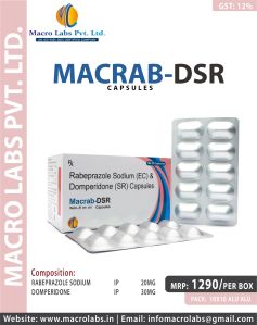 Macrab Dsr Rabeprazole Sodium Domperidone Capsules