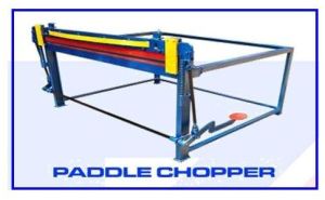 Electric Automatic Plywood Paddle Chopper Machine, Color : Blue